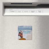 Bewaar de datum Hawaïaanse bruiloft Magneet (Insitu (Vaatwasser))