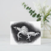 BEWAAR DE DATUM: JUMPING FOR JOY: KIKKER IN POTLOO AANKONDIGINGSKAART (Staand voorkant)