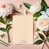 Bewaar de datum juni 2026 Trouwdag Folie Uitnodiging