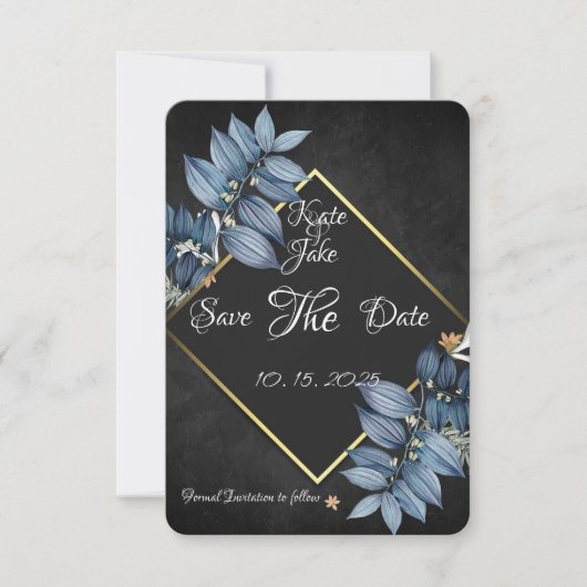 Bewaar de datum kaart (Voorkant)