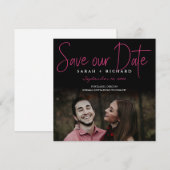 Bewaar de datum kaart (Voorkant / Achterkant)