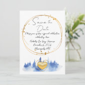 Bewaar de datum kaart (Staand voorkant)