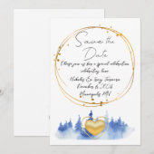 Bewaar de datum kaart (Voorkant / Achterkant)