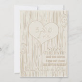 Bewaar de datum kaart (Voorkant)