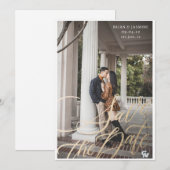 Bewaar de datum kaart (Voorkant / Achterkant)