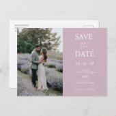 Bewaar de datum Kaart Ellie Invitation (Voorkant / Achterkant)