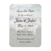 Bewaar de datum, Kasteel thema bruiloft Magneet (Verticaal)