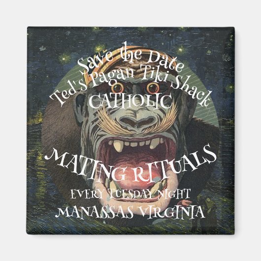 BEWAAR DE DATUM KATHOLIEKE PARINGSRITUELEN DINSDAG MAGNEET (Voorkant)