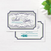 Bewaar de datum Kelly Visitekaartjes (Bureau)