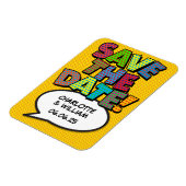 BEWAAR DE DATUM Leuk Retro Stripboek Pop Art Magneet (Linkerzijde)