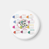 Bewaar de datum magneet (Voorkant)