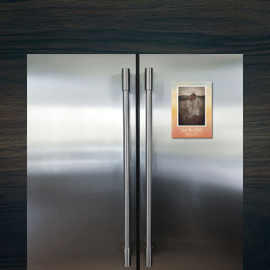 Bewaar de Datum Magneet Magnetische Uitnodiging