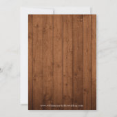 Bewaar de datum Mason potlantaarntjes houten kant Save The Date (Achterkant)