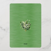 Bewaar de datum mei 2026 Trouwdag Folie Uitnodiging (Achterkant)