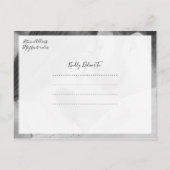 Bewaar de datum, minimalistisch aankondigingskaart (Achterkant)