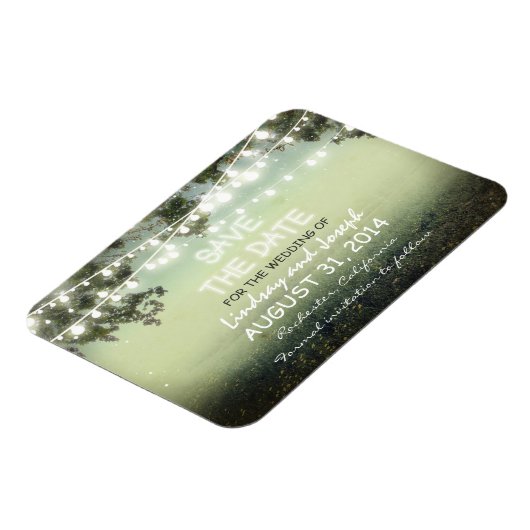 bewaar de datum nachtlampjes rustieke MAGNET Magneet (Linkerzijde)