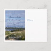 Bewaar de datum Nantucket Wedding Brant Point Ligh Aankondigingskaart (Achterkant)