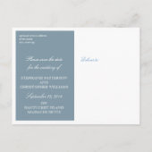 Bewaar de datum Nantucket Wedding Tranquil Harbor Aankondigingskaart (Achterkant)