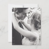 Bewaar de datum niet huwelijkswijziging van plan u save the date (Achterkant)