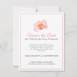 Bewaar de datum niet, wijziging van huwelijksplan  save the date