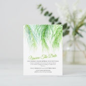 Bewaar de datum niet, wijziging van plan, uitstel save the date (Staand voorkant)