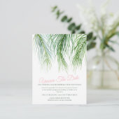 Bewaar de datum niet, wijziging van plan uitstel save the date (Staand voorkant)