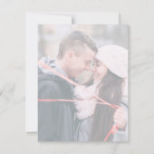 Bewaar de datum niet, wijziging van plan verplaats save the date (Achterkant)