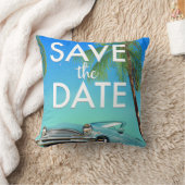 Bewaar de datum oldtimer en trouwringen. kussen (Deken)