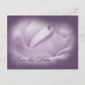 Bewaar de datum - Paarse passie Aankondigingskaart (Voorkant)