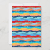 Bewaar de datum Pinata Verjaardag Uitnodiging (Achterkant)