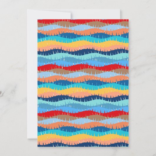 Bewaar de datum Pinata Verjaardag Uitnodiging (Achterkant)