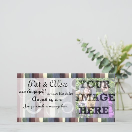 Bewaar de datum - Rainbow 3 Save The Date (Staand voorkant)