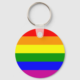 Bewaar de datum/Regenboog Huwelijk/Gay Pride Sleutelhanger