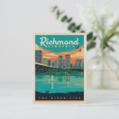 Bewaar de datum - Richmond, VA Aankondigingskaart (Staand voorkant)