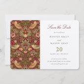 Bewaar de datum Rode Aardbei Dief Bruiloft Kaart (Voorkant)