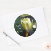 Bewaar de datum ronde sticker (Envelop)