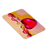 Bewaar de datum roze hart magneet (Rechterzijde)