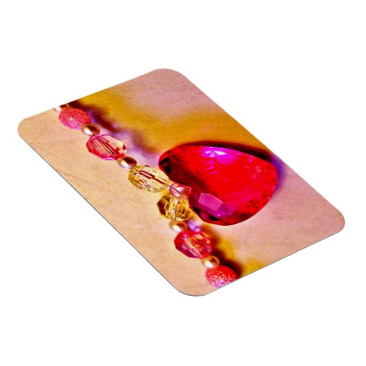 Bewaar de datum roze hart magneet (Rechterzijde)