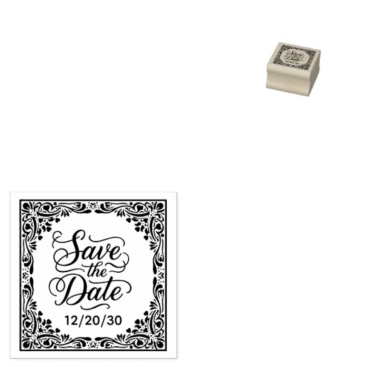 Bewaar de datum rubberstempel (Gestempeld)