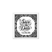 Bewaar de datum rubberstempel (Afrduk)