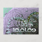 Bewaar de datum Sage Hearts - Aankondigingskaart (Voorkant)