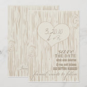 Bewaar de datum save the date (Voorkant / Achterkant)