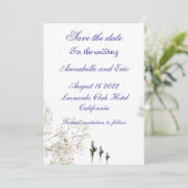 Bewaar de datum save the date (Staand voorkant)