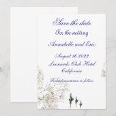 Bewaar de datum save the date (Voorkant / Achterkant)
