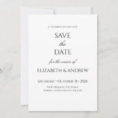 Bewaar de datum save the date (Voorkant)