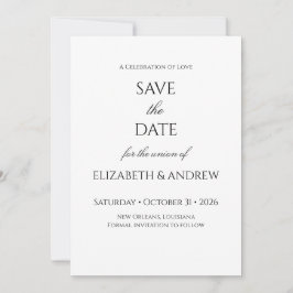 Bewaar de datum save the date