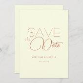 Bewaar de datum save the date (Voorkant / Achterkant)