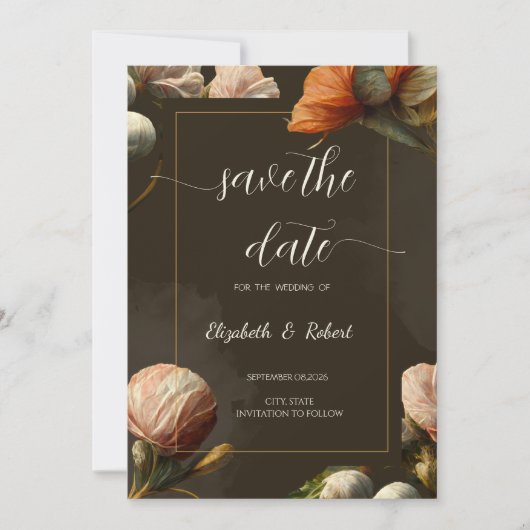 Bewaar de datum save the date (Voorkant)
