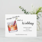 Bewaar de datum save the date (Staand voorkant)