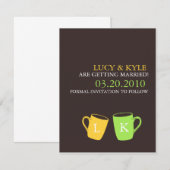 Bewaar de datum save the date (Voorkant / Achterkant)